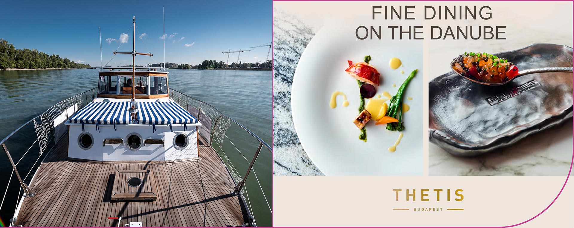 Fine dining on the Danube