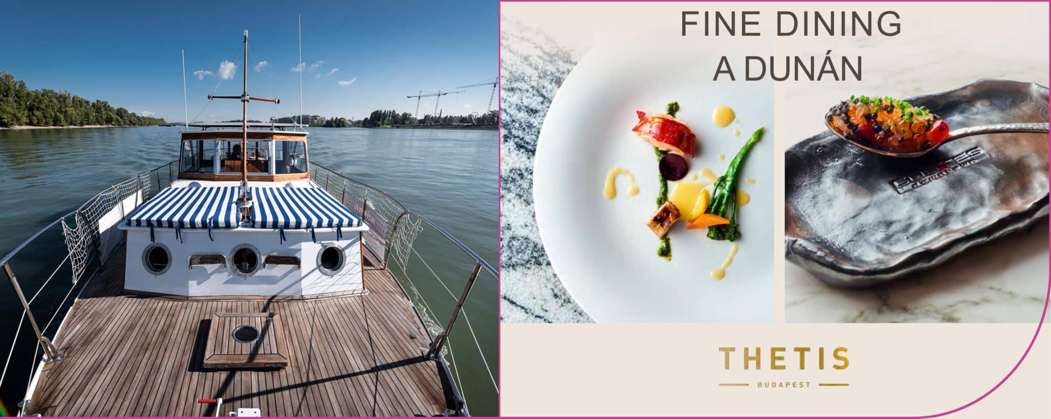 Fine Dining hajóút a Dunán